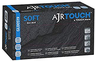 GUANTI IN NITRILE AJR TOUCH SOFT BLUE