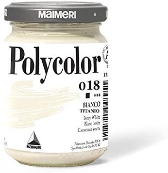 Maimeri Polycolor Vasetto 140 ml. Bianco Titanio