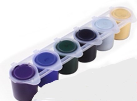 KIT 6 COLORI ACRILICI , 25ml