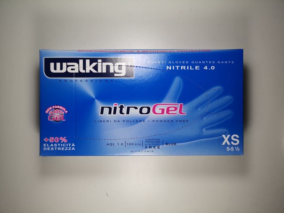 Guanti Monouso NITROGEL, Tg.XS