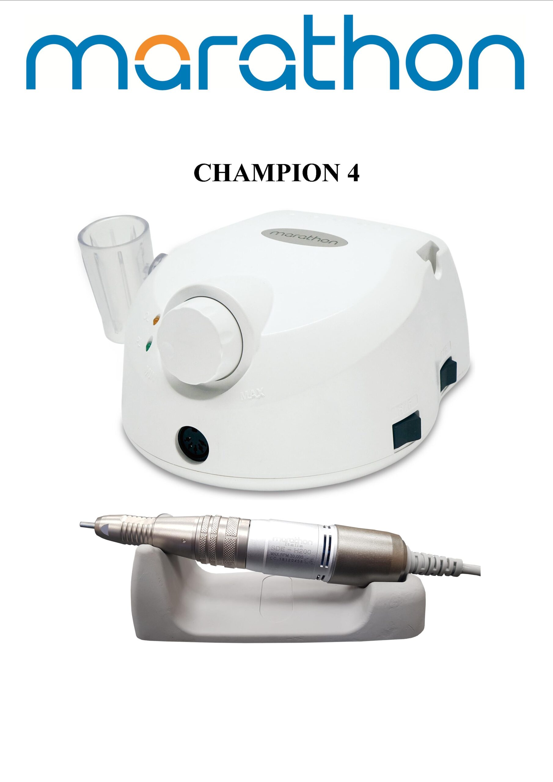 MARATHON CHAMPION IV COMPLETO DI MANIPOLO H200 CON PEDALE ON/OFF
