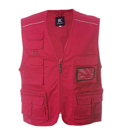 Gilet New Safari - red, S