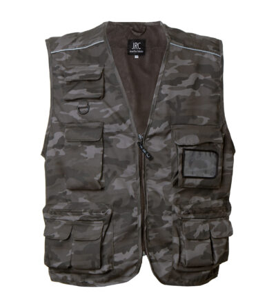 Gilet New Safari - CAMOUFLAGE GREY, S