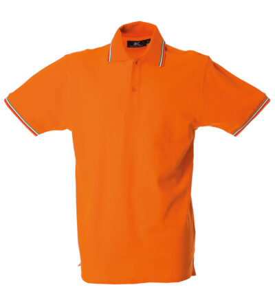 Polo Aosta Man - orange, XS