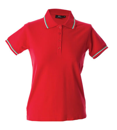 Polo Aosta Lady - red, S