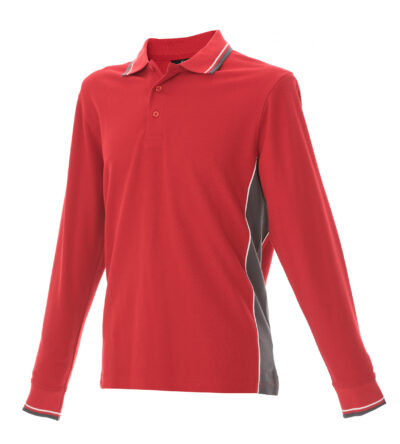 Polo Malta - RED/DARK GREY, S