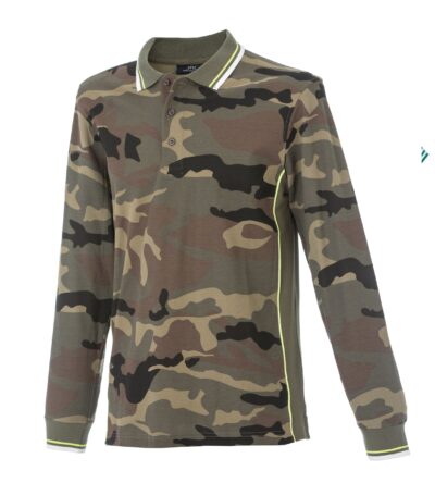 Polo Malta - CAMOUFLAGE/ARMY GREEN, S