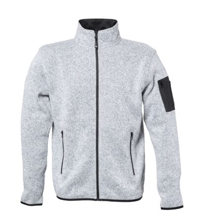 Knitted Fleece Moena - light grey, S