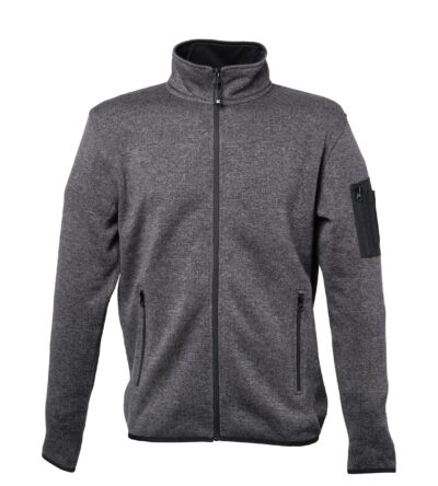 Knitted Fleece Moena - dark grey, S