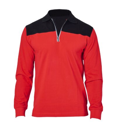Polo Lubiana - red/black, XS