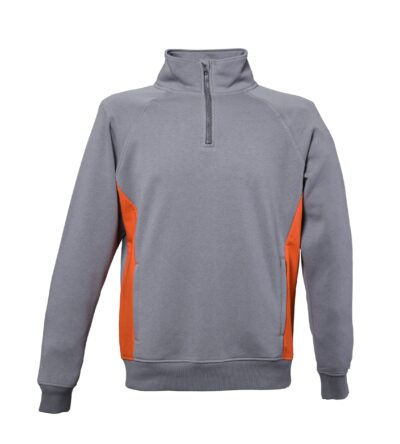 Felpa Wisconsin - GREY/ORANGE, S