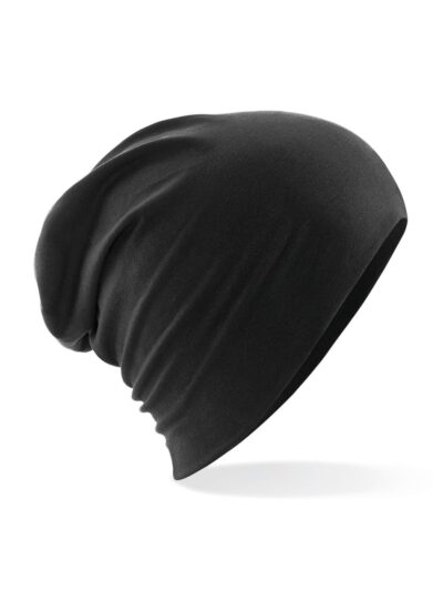 Hemsedal Cotton Slouch Beanie - black, UNICA