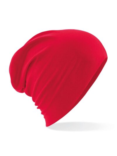 Hemsedal Cotton Slouch Beanie - classic Red, UNICA