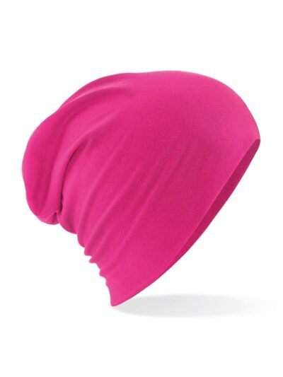 Hemsedal Cotton Slouch Beanie - fuchsia, UNICA
