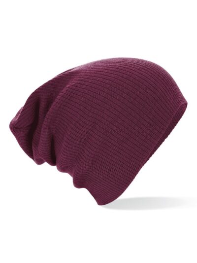 Slouch Beanie - burgundy, UNICA