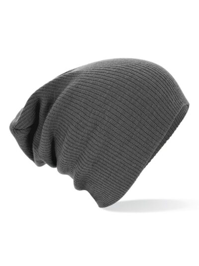 Slouch Beanie - smoke grey, UNICA