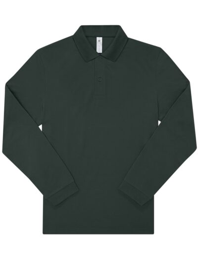 B&C My polo 180 LSL - dark forest, S