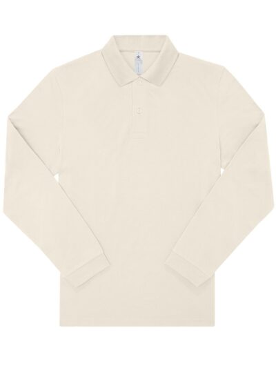 B&C My polo 180 LSL - off white, S