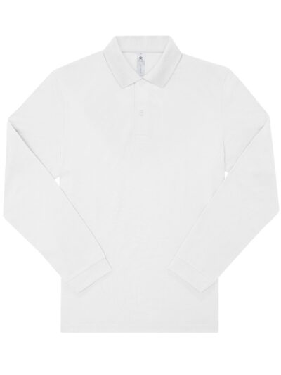 B&C My polo 180 LSL - white, S