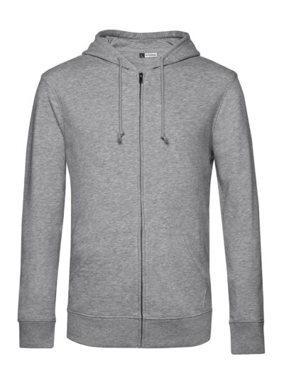 Inspire Zipped Hood - heather grey, XS
