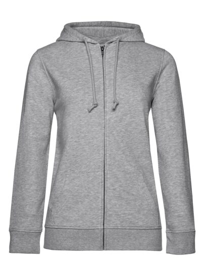 Inspire Zipped Hood /women - heather grey, XS