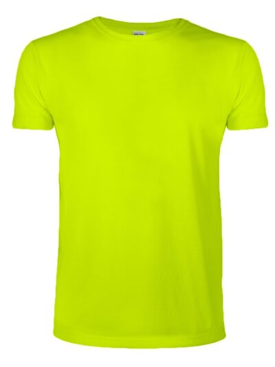 T-shirt - Cotton Touch - yellow fluo, S