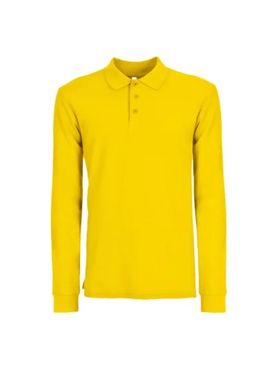 Evolution Polo LS - gold, 3XL
