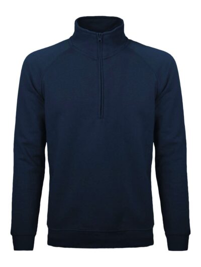 Felpa mezza zip - Sirio - navy, S