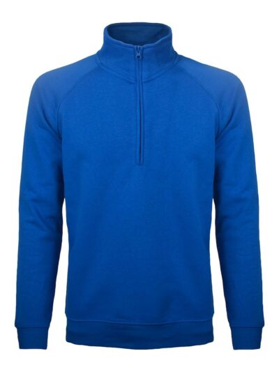 Felpa mezza zip - Sirio - royal blue, S