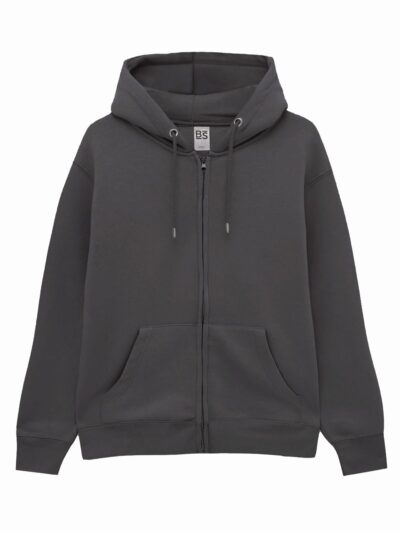 Felpa zip e cappuccio - Vega - dark grey, XS