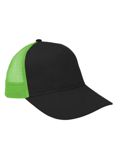 Cappellino trucker - Drummer - black/green fluo, UNICA