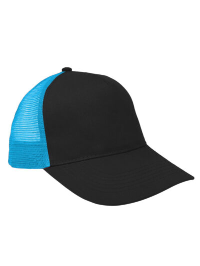Cappellino trucker - Drummer - black/turquoise, UNICA