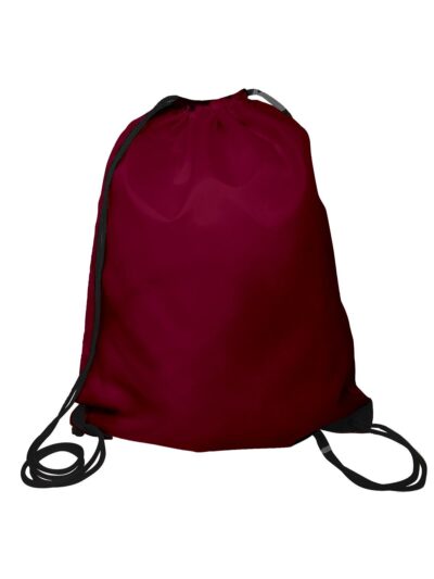 Gymsac in poliestere - burgundy, UNICA