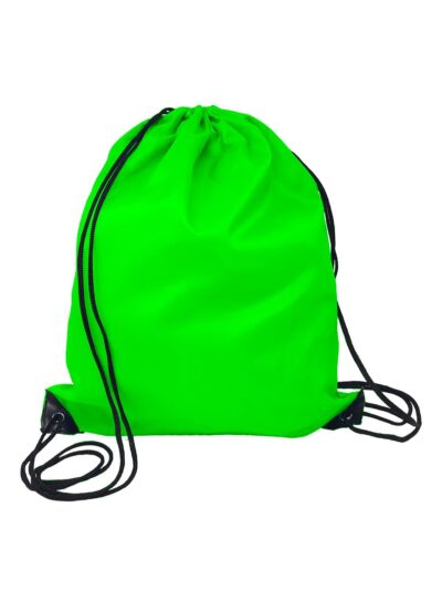 Gymsac in poliestere - green fluo, UNICA