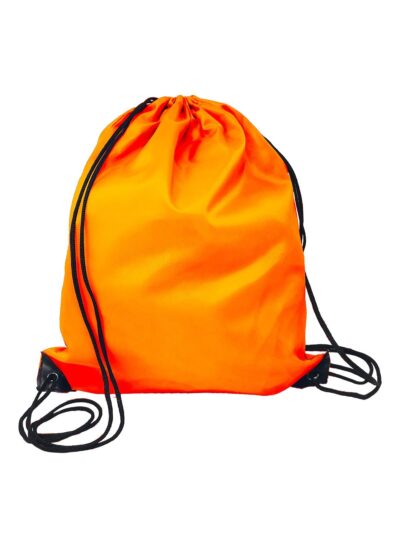 Gymsac in poliestere - orange fluo, UNICA