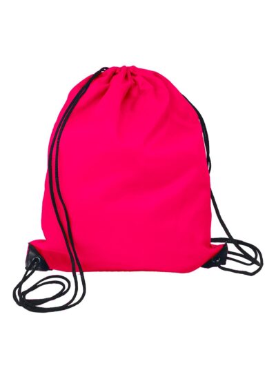 Gymsac in poliestere - pink fluo, UNICA