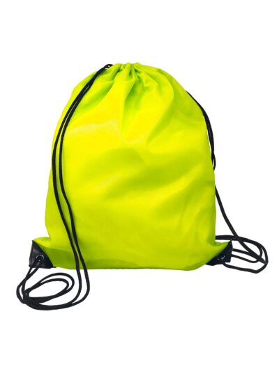 Gymsac in poliestere - yellow fluo, UNICA