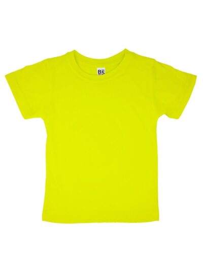 T-shirt Cotton Touch Bambino - yellow fluo, 11/12