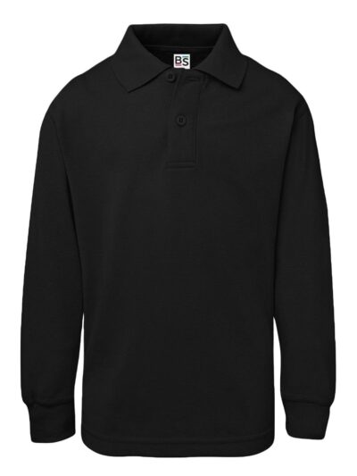 Evolution Polo Bambino Maniche lunghe - black, 11/12