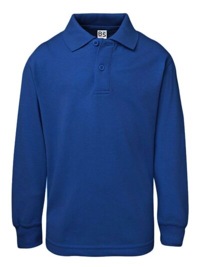 Evolution Polo Bambino Maniche lunghe - royal blue, 11/12