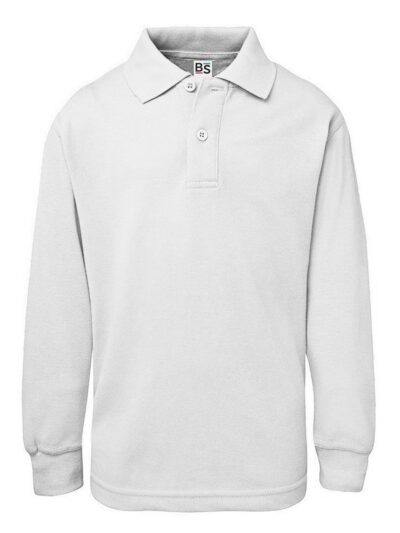 Evolution Polo Bambino Maniche lunghe - white, 11/12