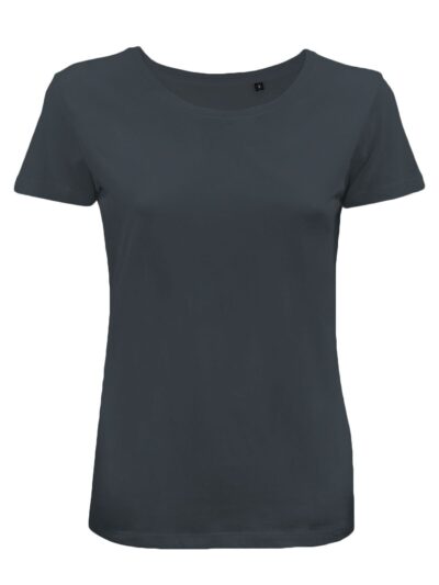 T-shirt organic Moon Donna - dark grey, XS