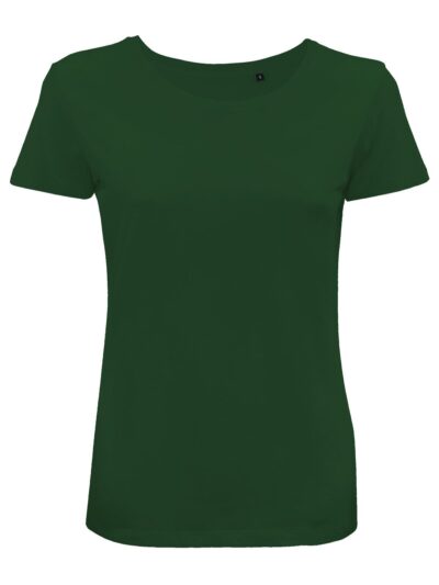 T-shirt organic Moon Donna - forest green, XS