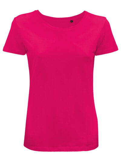 T-shirt organic Moon Donna - fucsia, XS