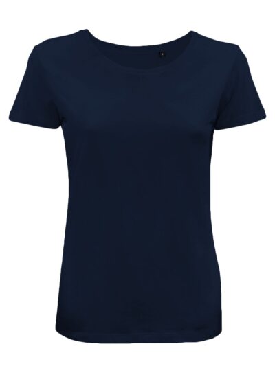 T-shirt organic Moon Donna - navy, XS