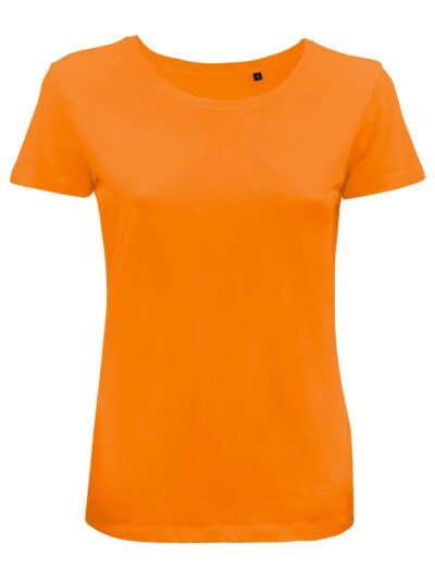 T-shirt organic Moon Donna - orange, XS