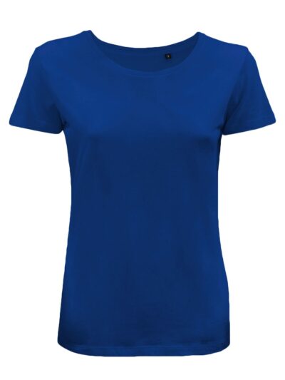 T-shirt organic Moon Donna - royal blue, XS