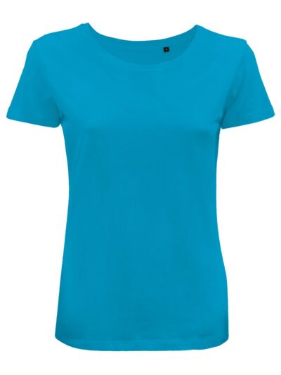 T-shirt organic Moon Donna - turquoise, XS