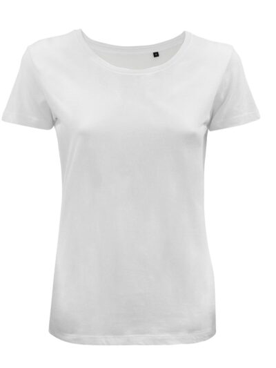T-shirt organic Moon Donna - white, XS