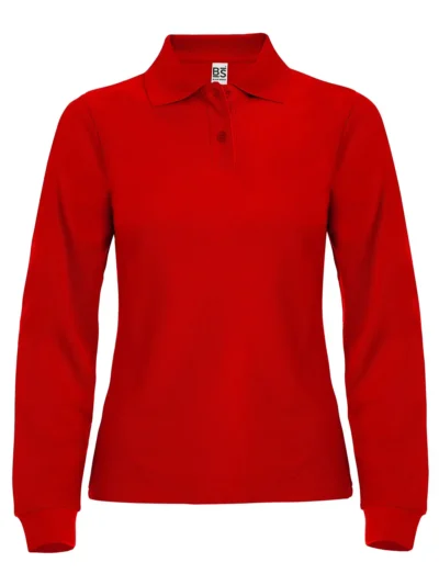 Evolution Polo Women LS - red, XL